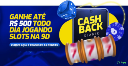 Imagem promocional da 777ee mostrando a plataforma e suas vantagens